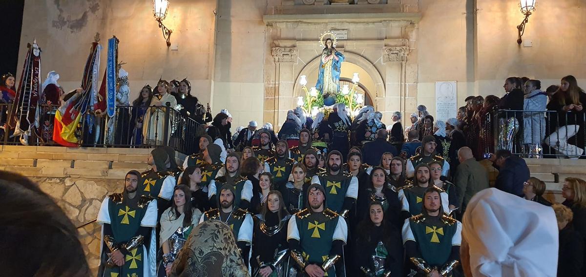 Con la Purísima mirando a Monforte finalizó la Solemne Procesión en el día grande de las fiestas de Monforte.