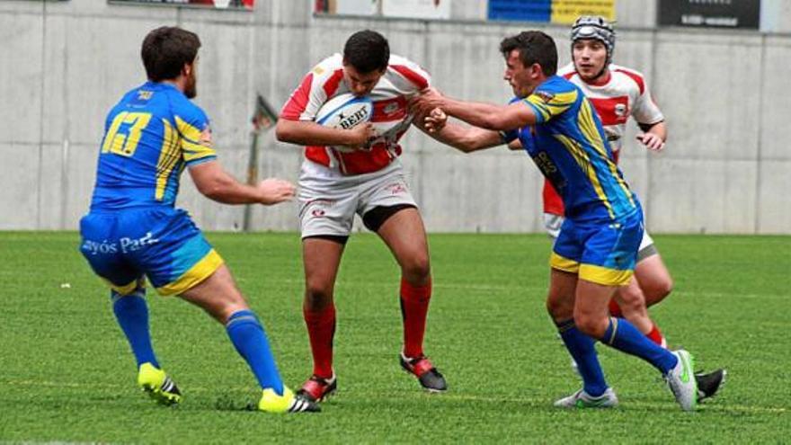 Imatge del matx de l&#039;equip masculí del Manresa Rugby Club, a Andorra