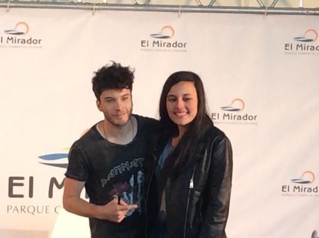 Blas Cantó, en el Centro Comercial El Mirador