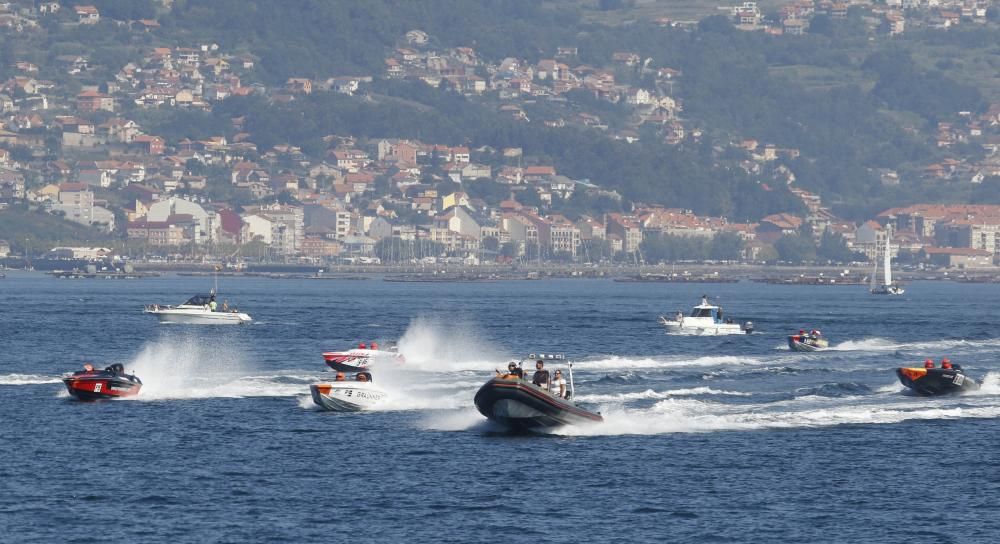 Las lanchas rugen en O Marisquiño 2017 en Vigo