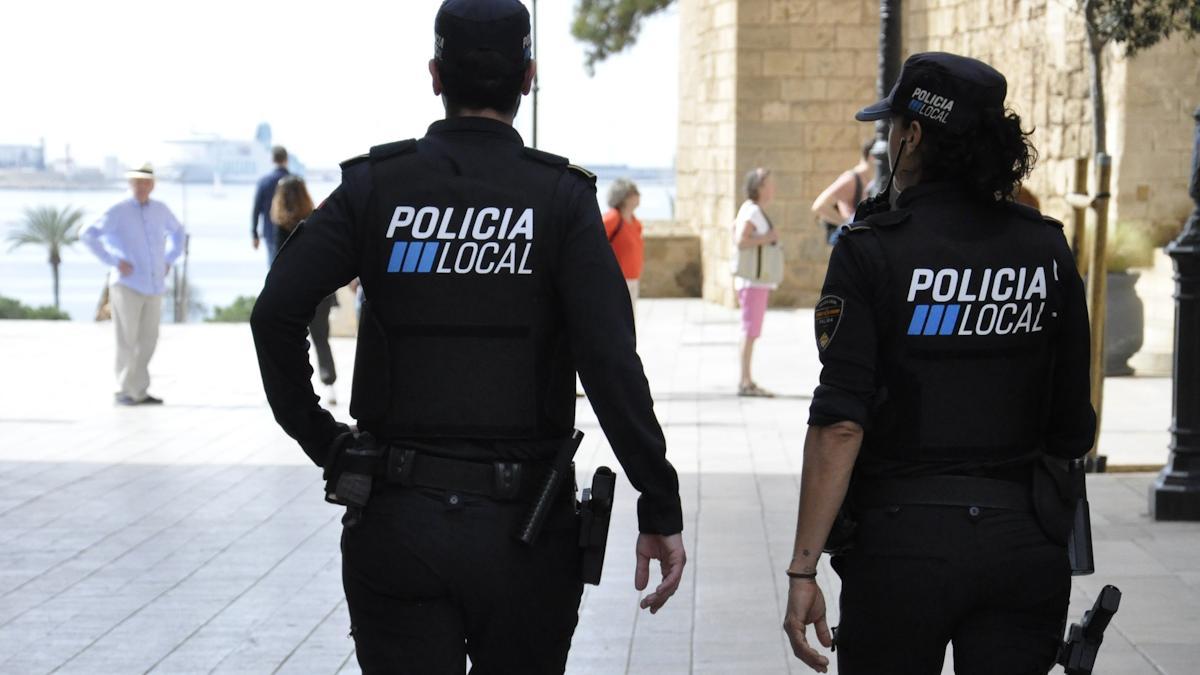 La Policía Local de Palma controla la seguridad de la zona centro