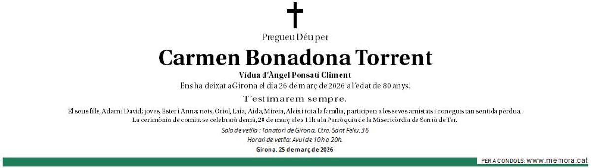 Carmen Bonadona Torrent