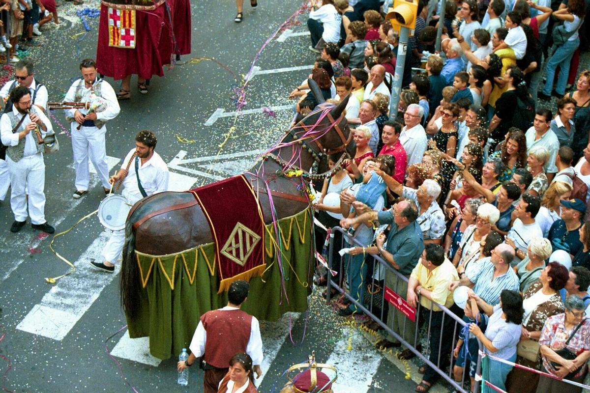 Mercè 1999. CABALGATA DE LA MERCE