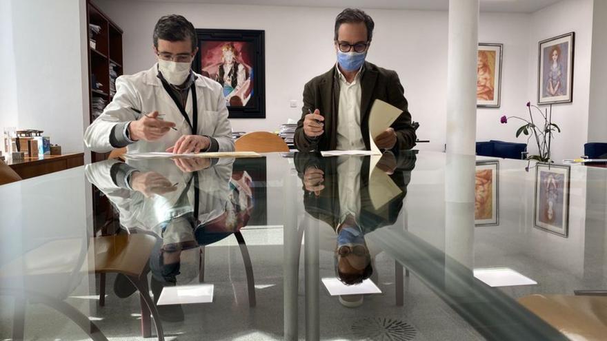 Área Sanitaria y Cultura en Vena firmando el nuevo convenio.   | // FDV