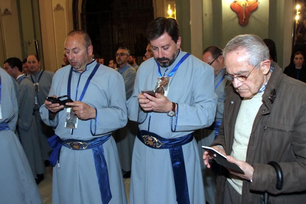 La lluvia obliga a suspender la procesión de la Piedad