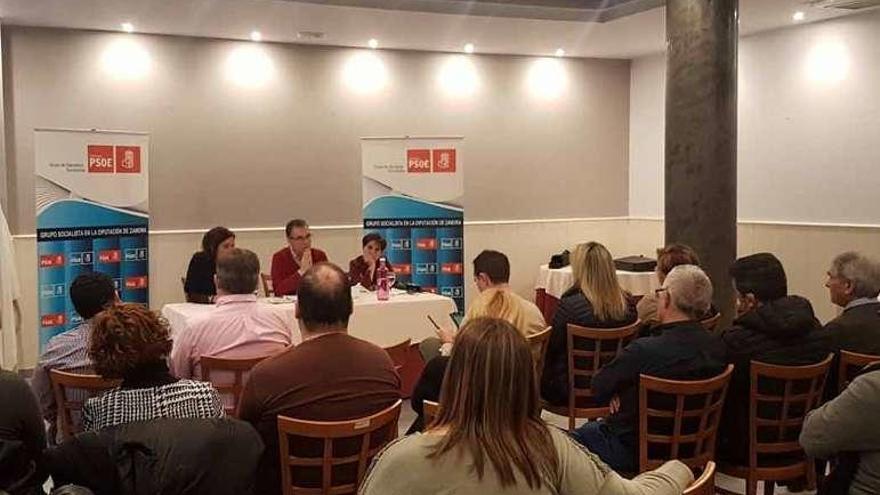 La jornada de trabajo del PSOE de Zamora tuvo lugar ayer en Benavente.