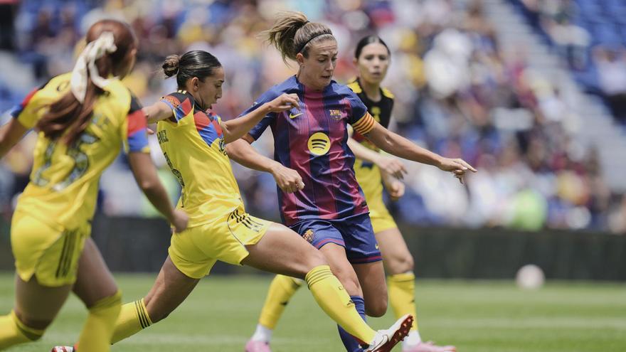 Alexia Putellas en la pretemporada con el Barça en México
