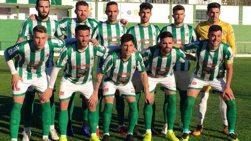 Once inicial del conjunto antequerano ante El Palo.