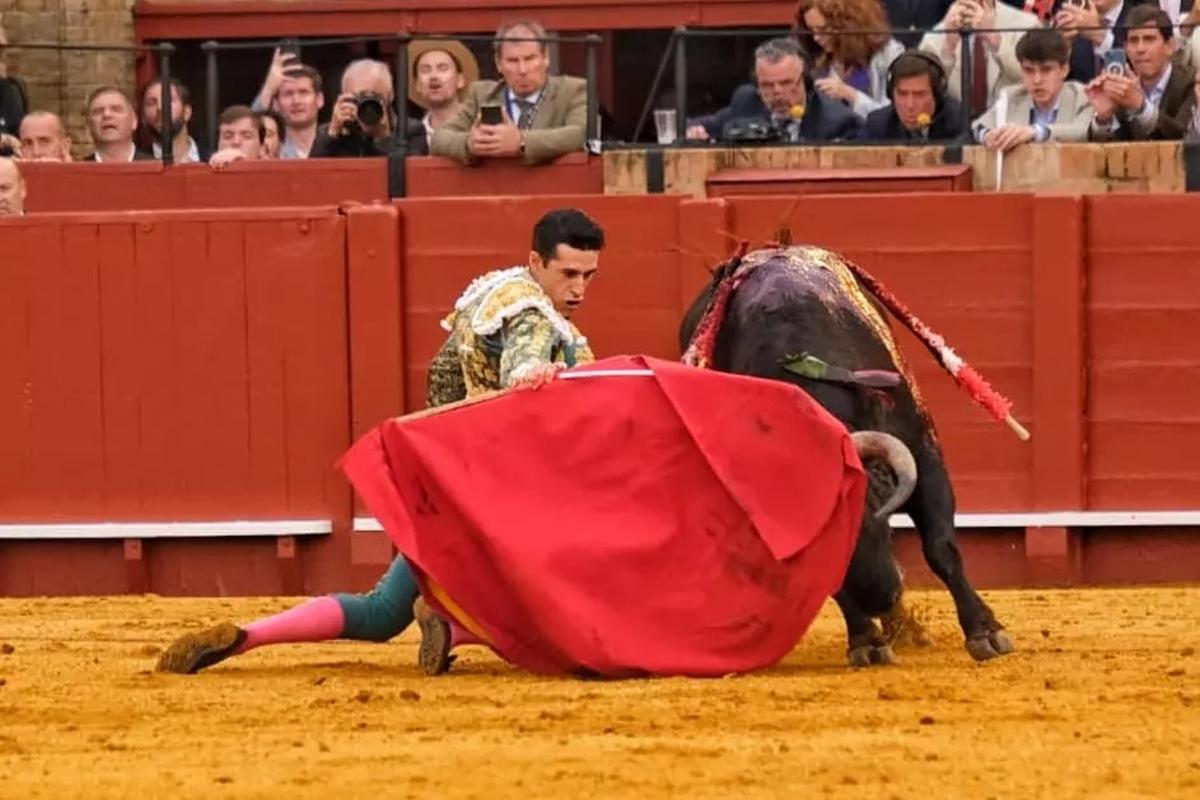 Alejandro Talavante en la primer de abono de este Domingo de Resurrección.