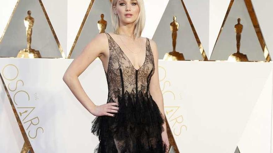 La actriz Jennifer Lawrence.