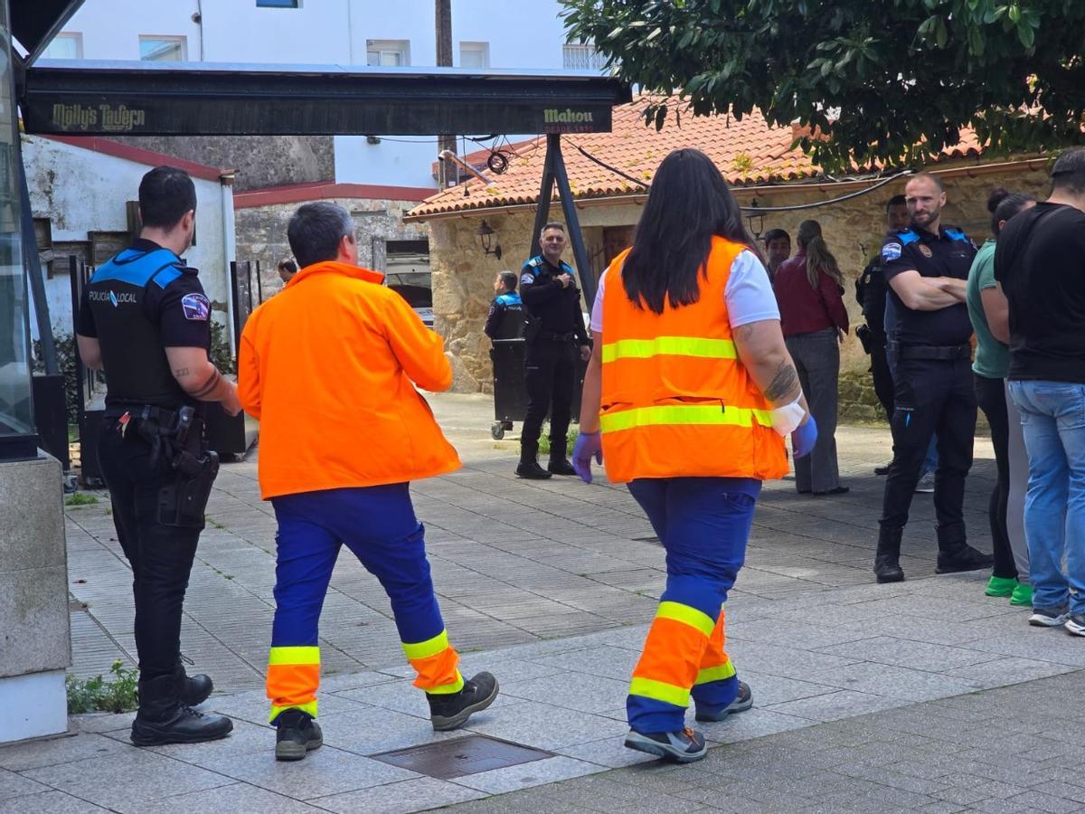 Una pelea por la bajante de un edificio se salda con tres heridos, en ...