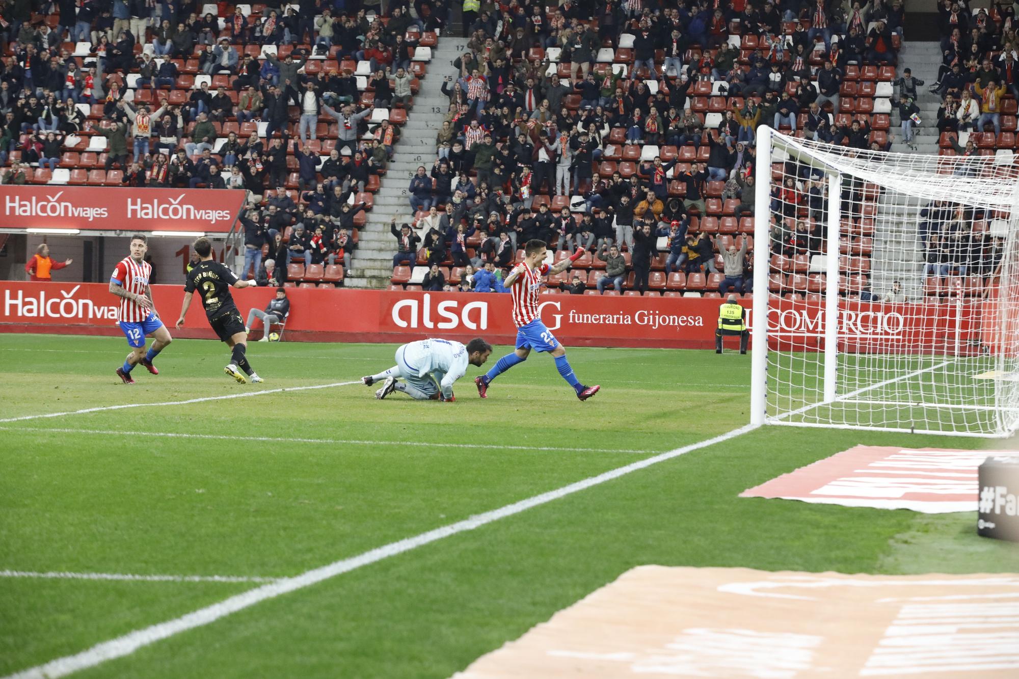 Así se vivió el encuentro entre el Sporting y el Tenerife