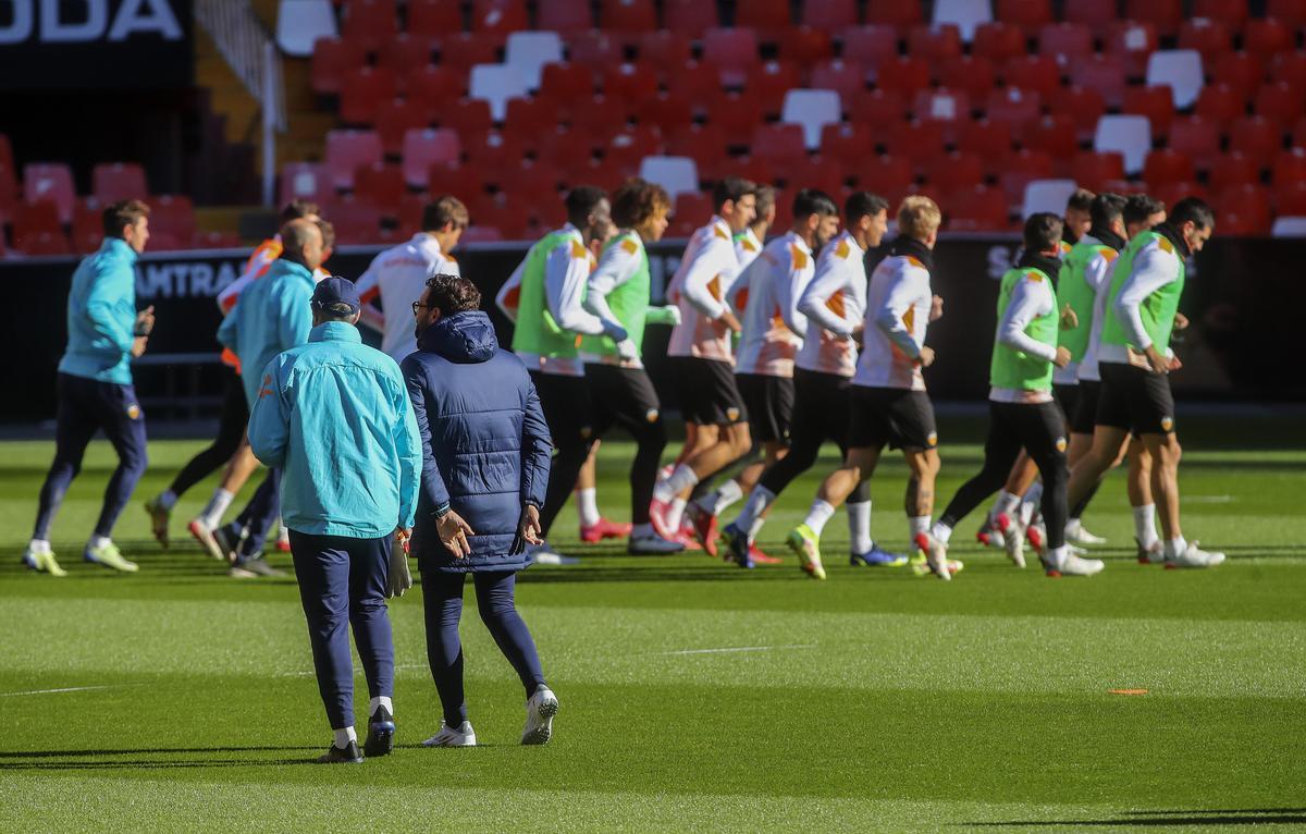 Así ha sido el entrenamiento del Valencia CF de hoy - Superdeporte