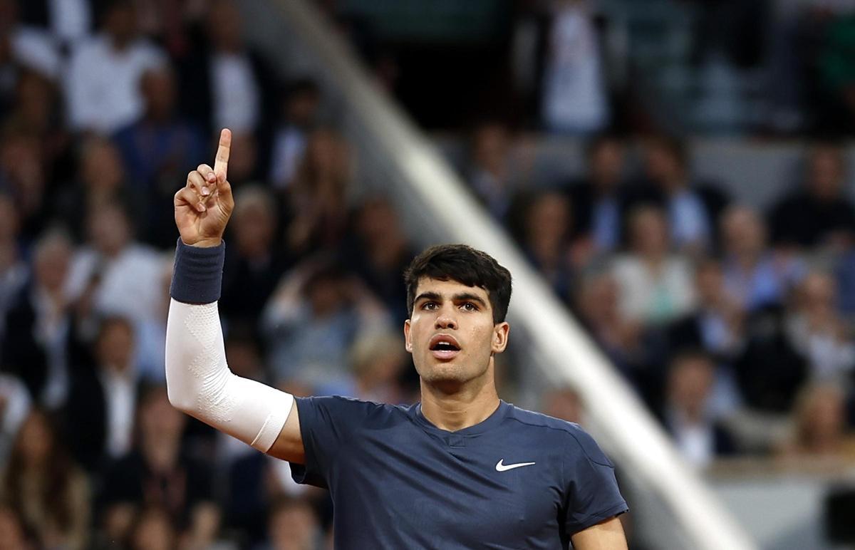 Roland Garros | Stéfanos Tsitsipas - Carlos Alcaraz. Roland Garros | Stéfanos Tsitsipas - Carlos Alcaraz.