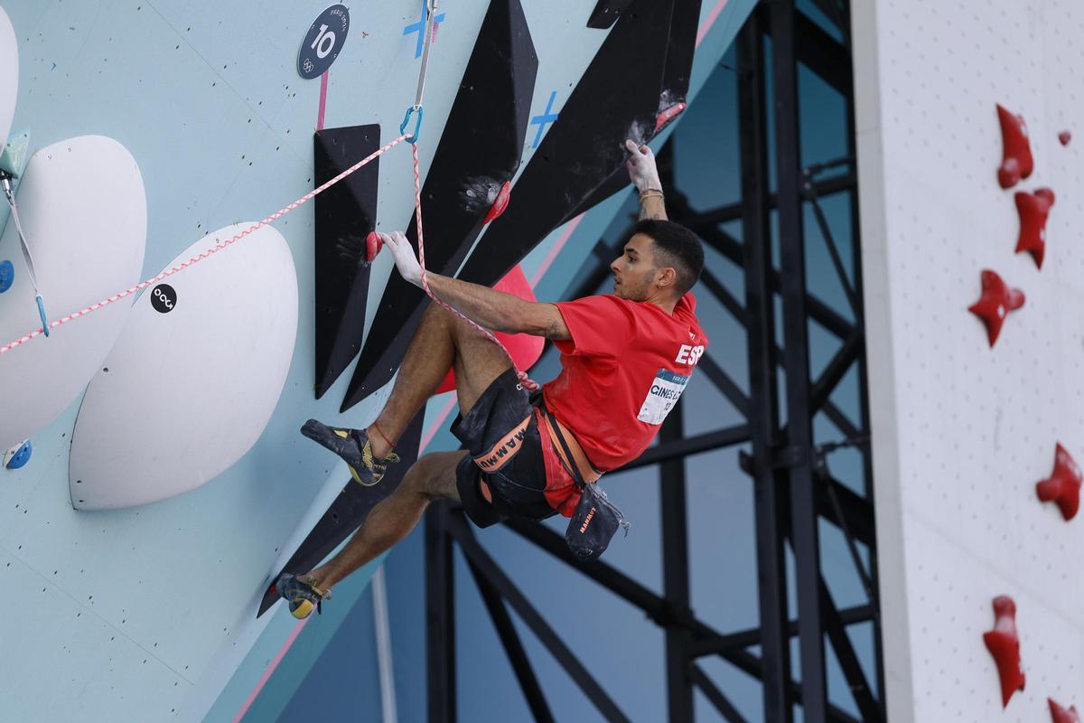 El escalador Alberto Ginés parte entre los favoritos para colgarse una nueva medalla en la final de combinado.