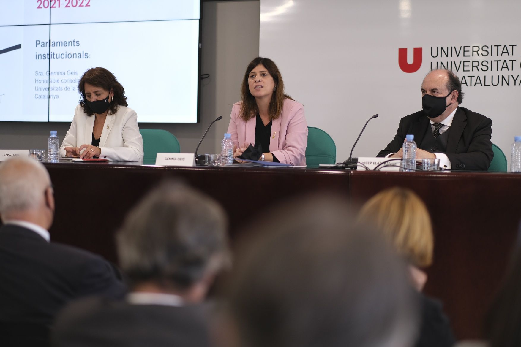 La inauguració del curs acadèmic 2021-22 de la UVic-UCC, en imatges