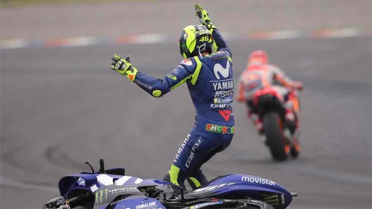 Valentino Rossi volvió a cargar contra Marc Márquez