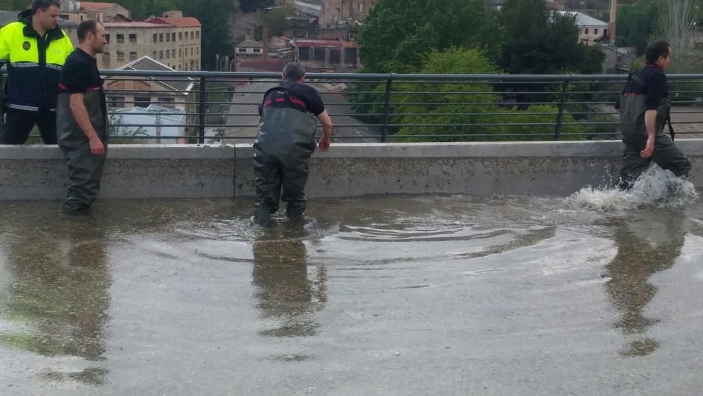 El temporal deja precipitaciones en otros puntos de la provincia y un descenso térmico de once grados en Alcoy