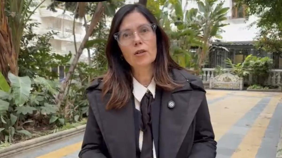 La portavoz del PSOE, Isabel Pérez