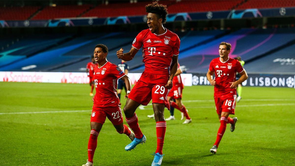 El gol de Coman, ex del PSG, que ha hecho campeón al Bayern