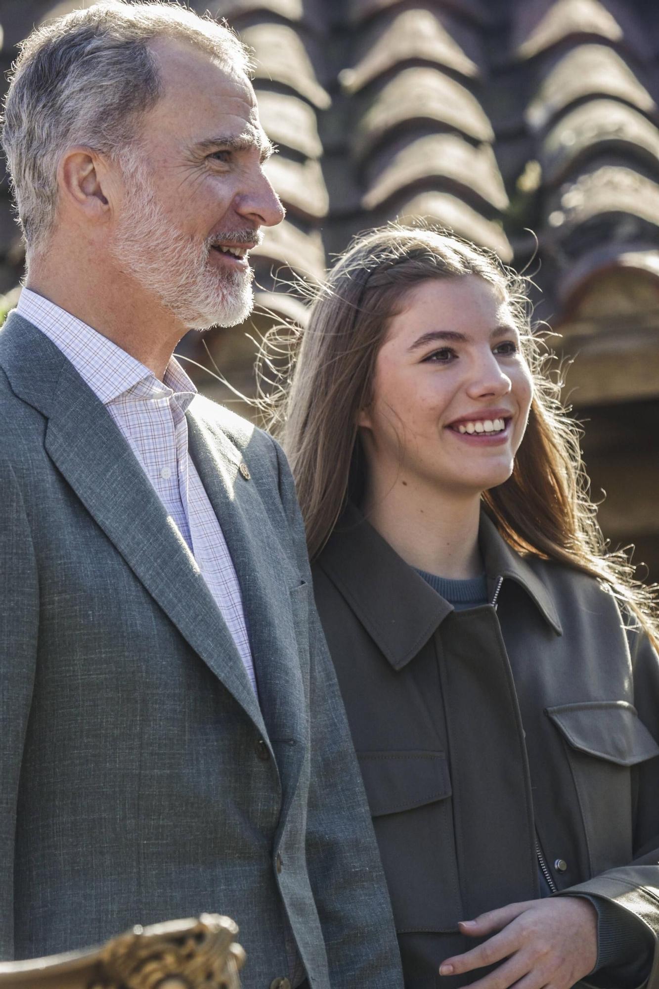 La Familia Real visita Arroes, Peón y Candanal, "Pueblo Ejemplar" 2023