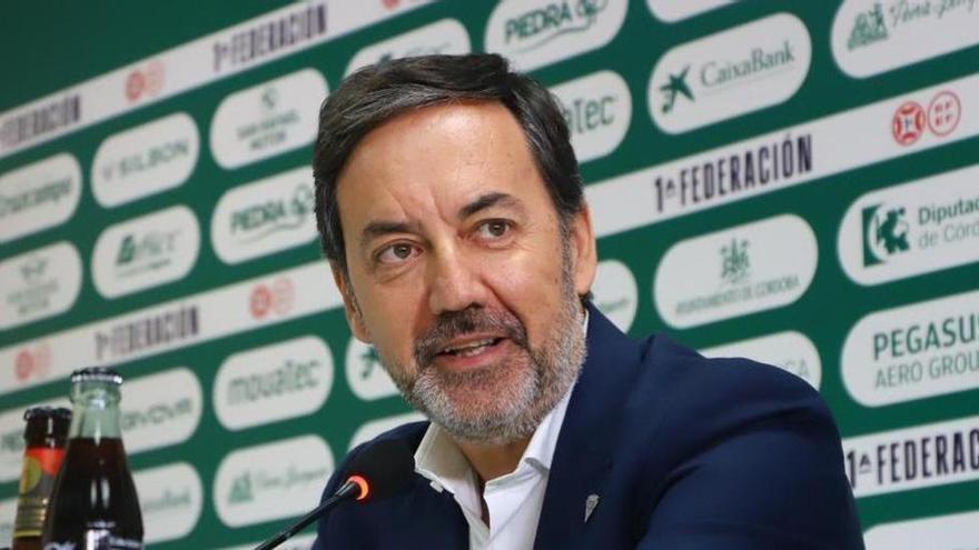 El CEO del Córdoba CF, Antonio Fernández Monterrubio, en la Comisión de Cultura y Deportes de la CEOE