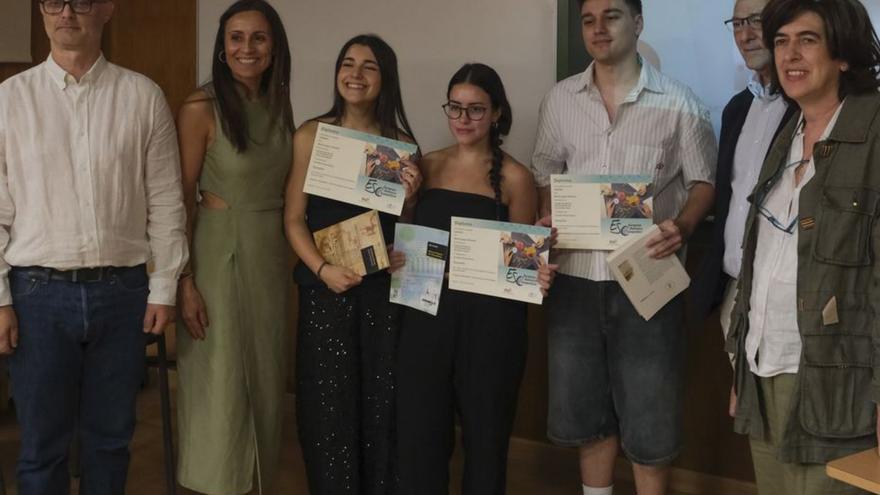 Recogieron ayer los diplomas de la fase estatal.