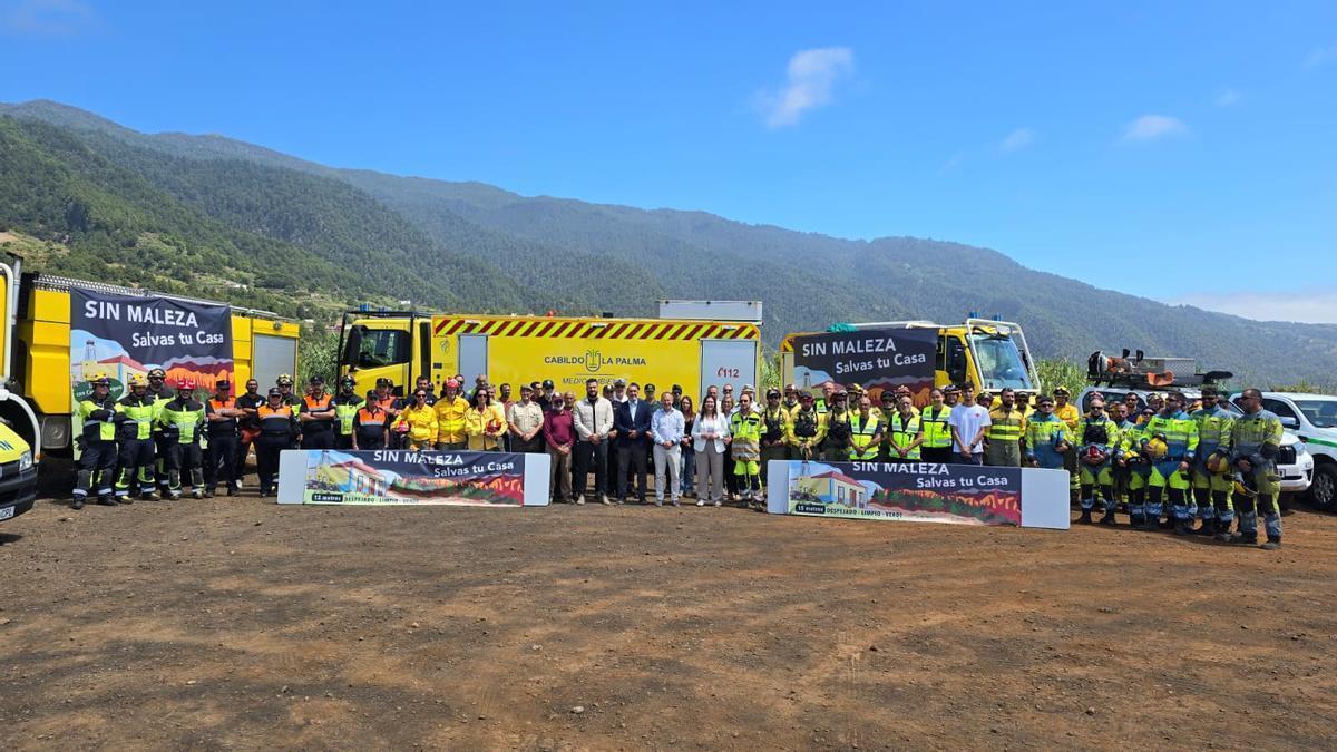 Presentación del dispositivo contra incendios La Palma 2026