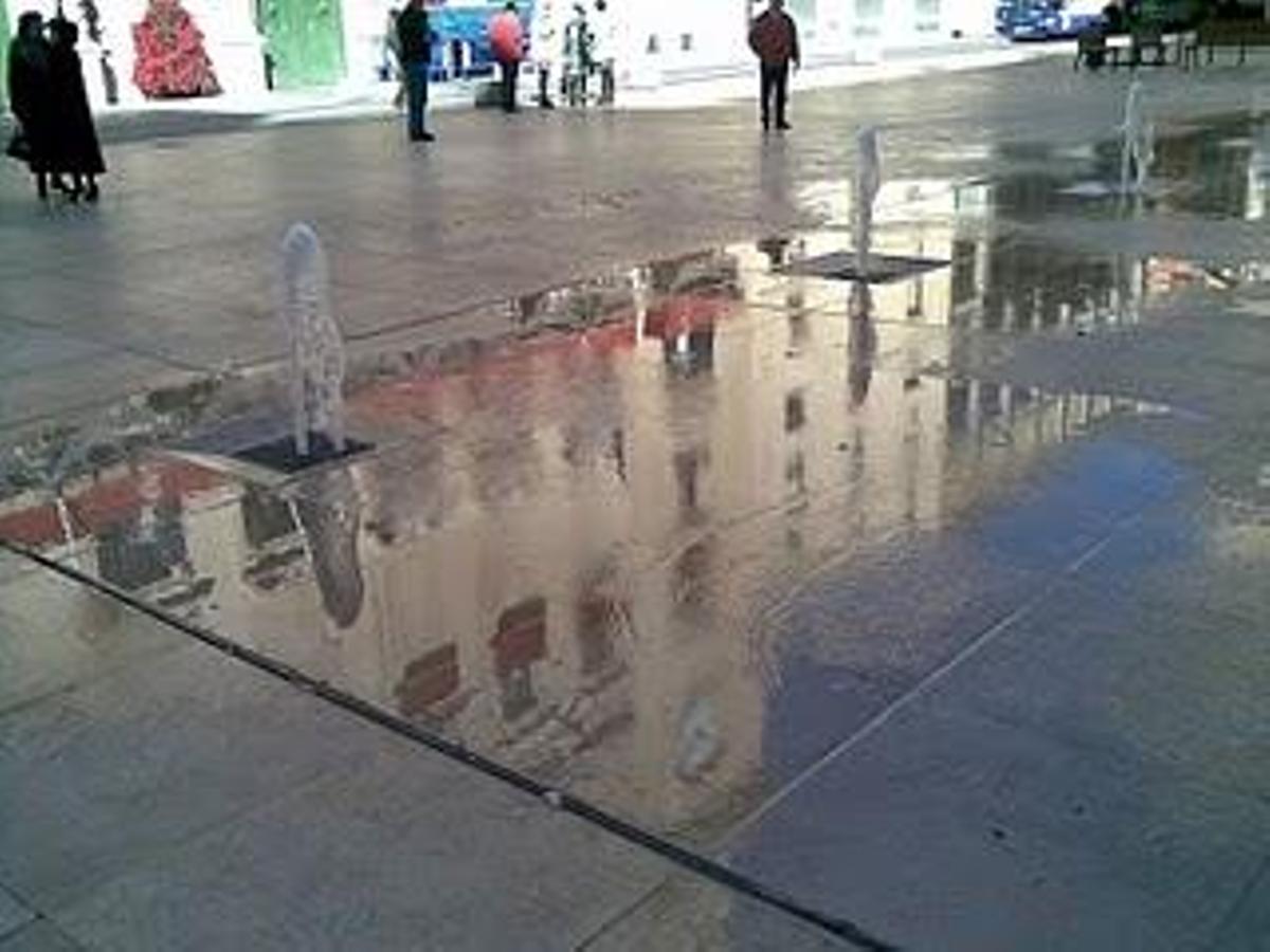 La plaza del "encharcamiento"