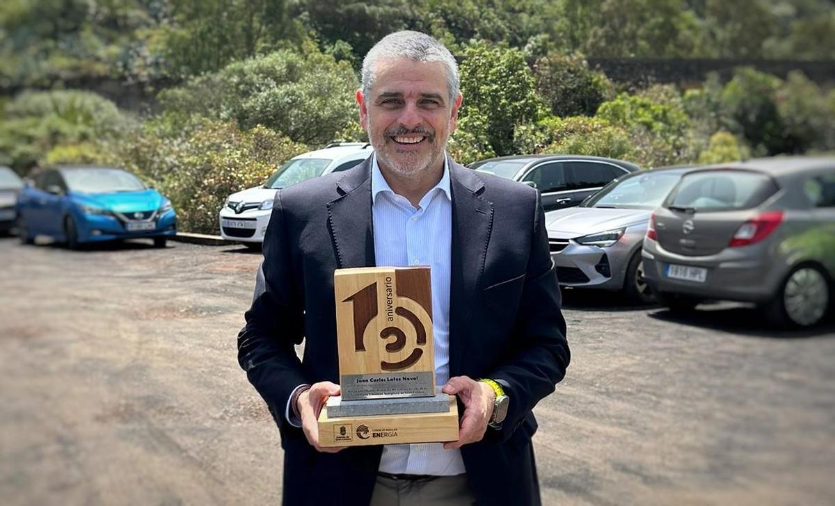 Carlos Lafoz, con el reconocimiento del Cabildo de Gran Canaria