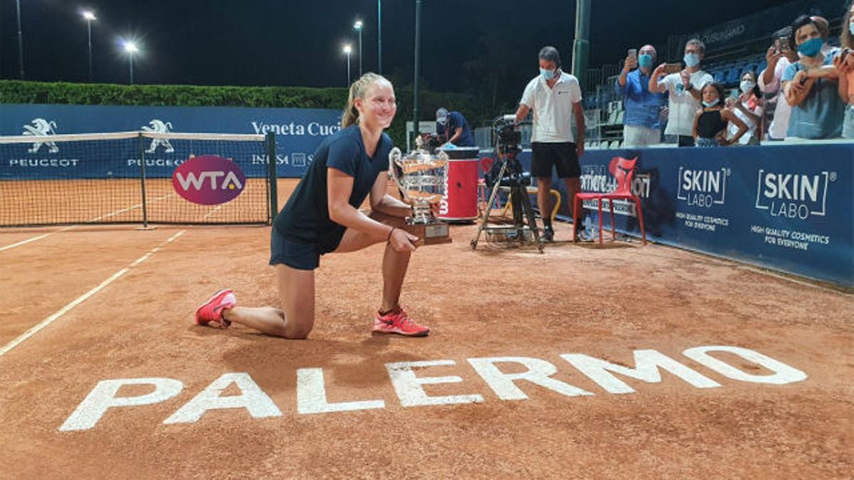 Fiona Ferro, campeona del WTA de Palermo