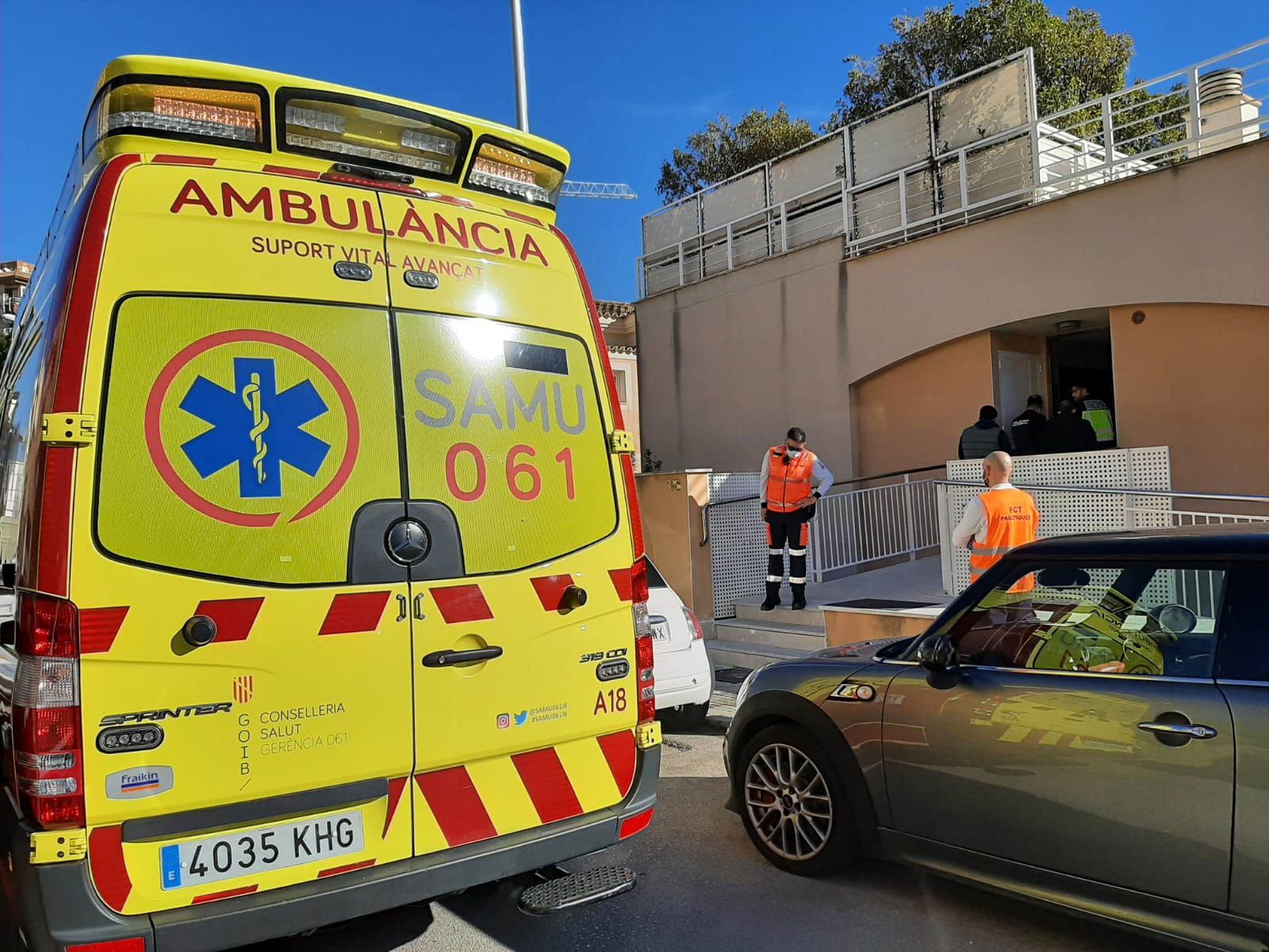 Muere una mujer de 75 años en el incendio de su piso en Palma