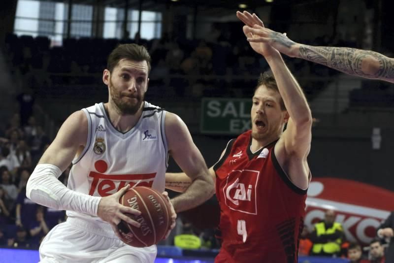 Las imágenes que nos ha dejado la derrota del CAI Zaragoza frente al Real Madrid (96-84)