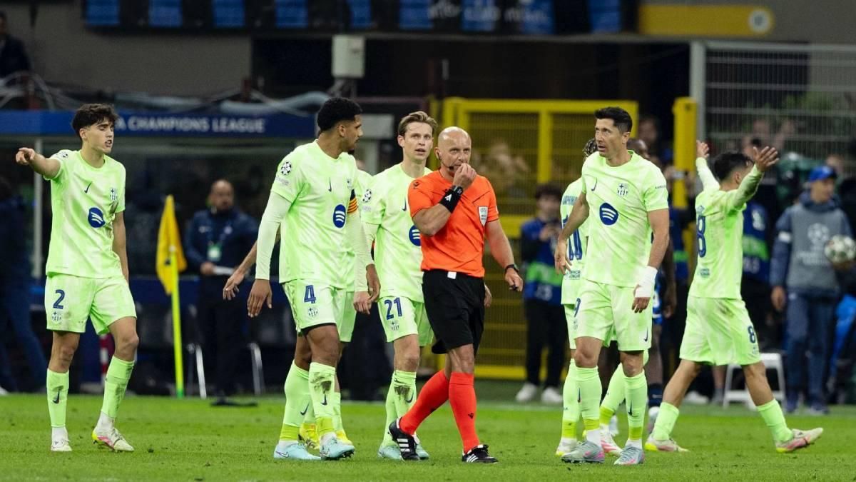 Marciniak, durante una de sus actuaciones en el Giuseppe Meazza