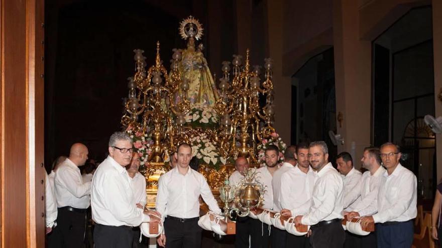 La Virgen del Rosario recorre Alcantarilla