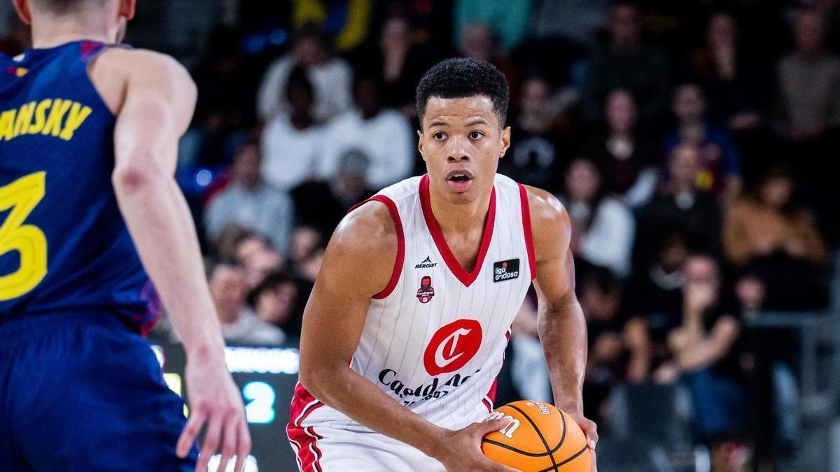 Bell-Haynes, durante el partido de este viernes.