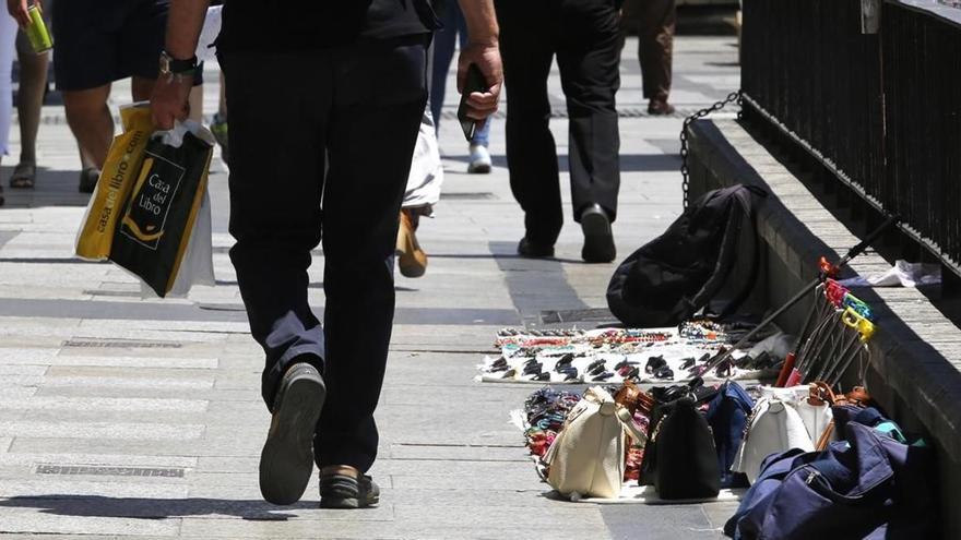 Madrid niega un repunte del número de manteros