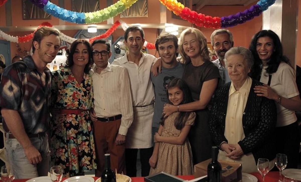 Foto de família dels actors protagonistes de la sèrie ’Cuéntame como pasó’. Foto de família dels actors protagonistes de la sèrie ’Cuéntame como pasó’.