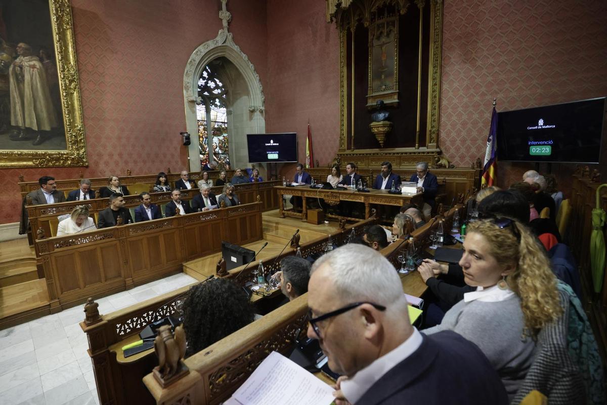 Comparecencia de Marcial Rodríguez, acusado de intento de agresion, en el Consell de Mallorca