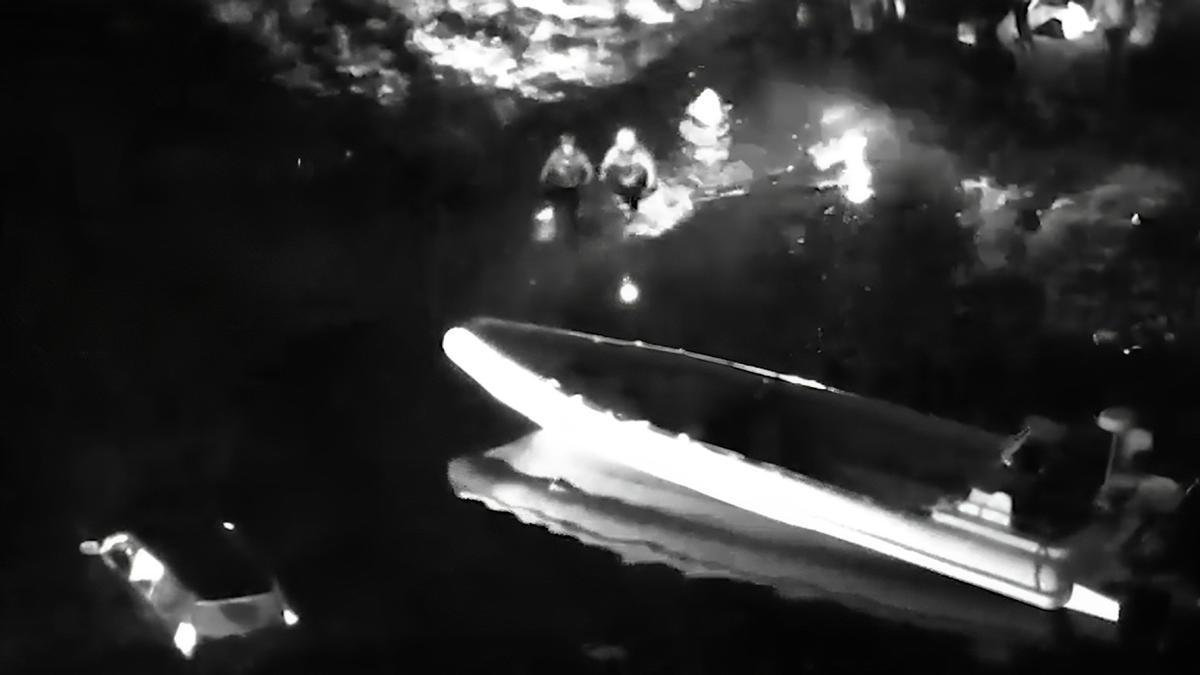 Así se frustró el desembarco del alijo de 1.100 kilos de cocaína en Arousa