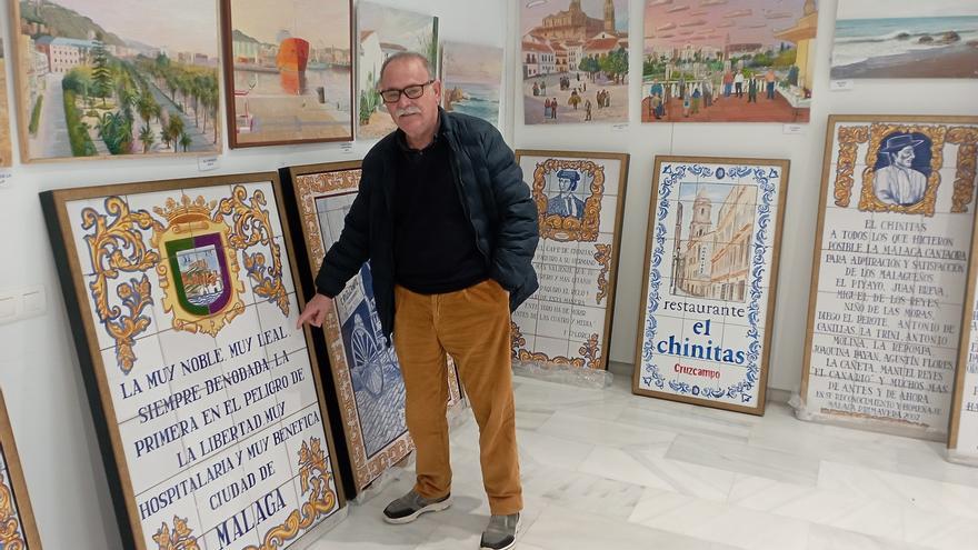 Los azulejos del Chinitas reviven en la sede de las Peñas de Málaga