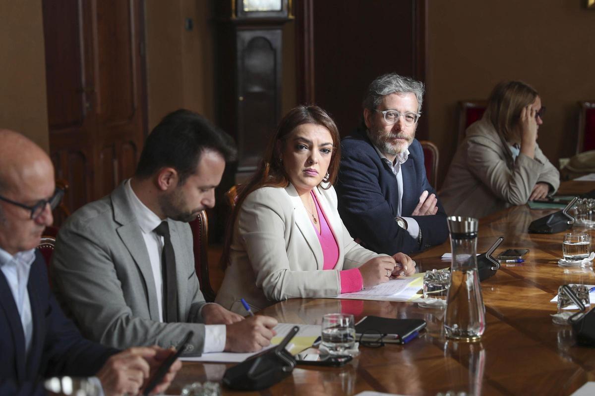 Luis Venta, Álvaro Queipo, Carolina López y Javier Jové en una imagen de archivo