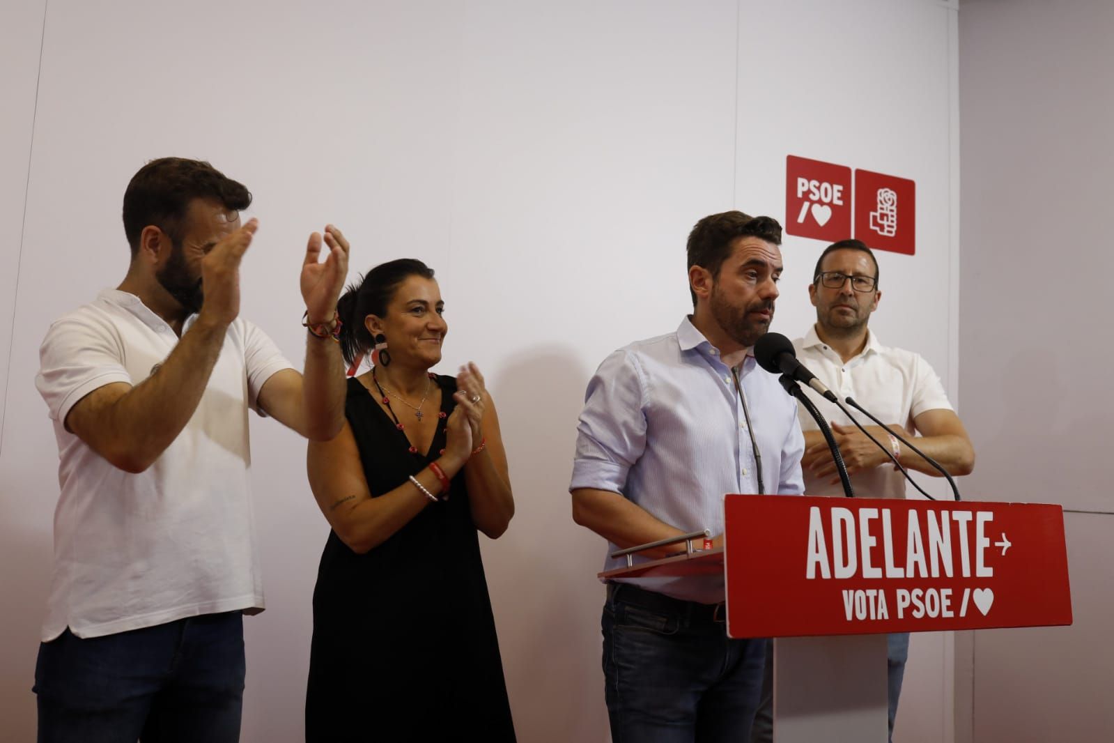 David Gago, Ana Sánchez, Antidio Fagúndez e Iñaki Gómez del PSOE Zamora.jpeg