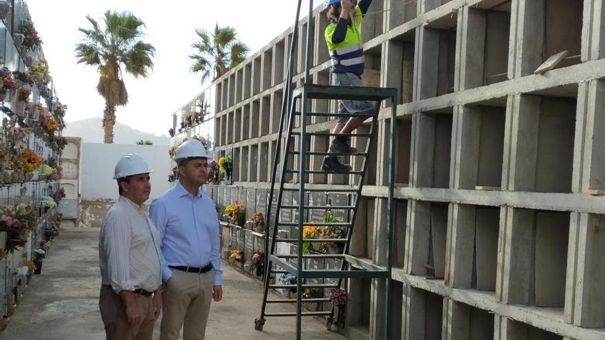 El Ayuntamiento de Santa María de Guía amplía la capacidad del cementerio de La Atalaya con la construcción de 50 nuevos nichos