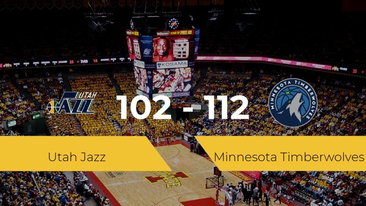 Minnesota Timberwolves consigue la victoria frente a Utah Jazz por 102-112