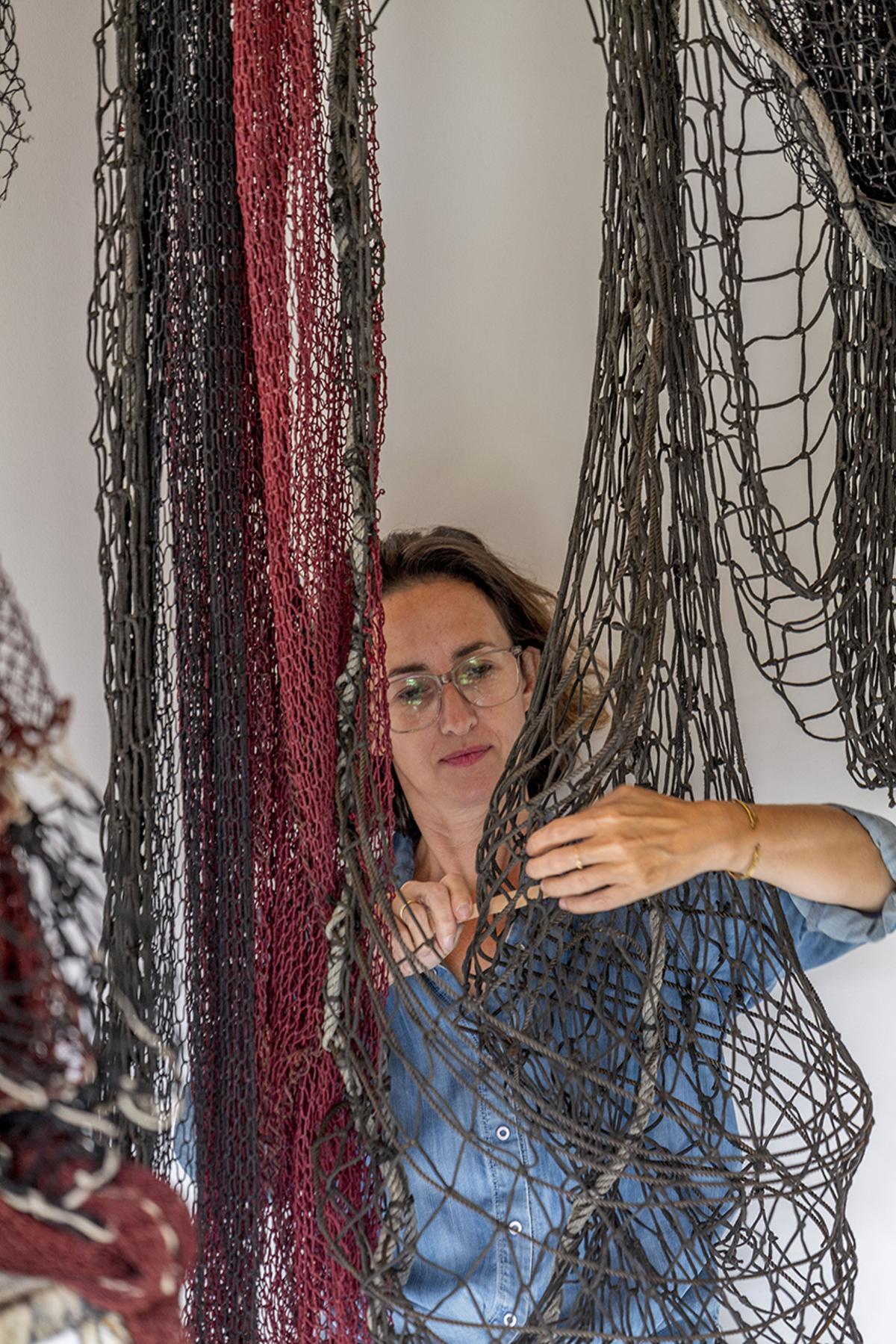 Mar Fraga en su taller