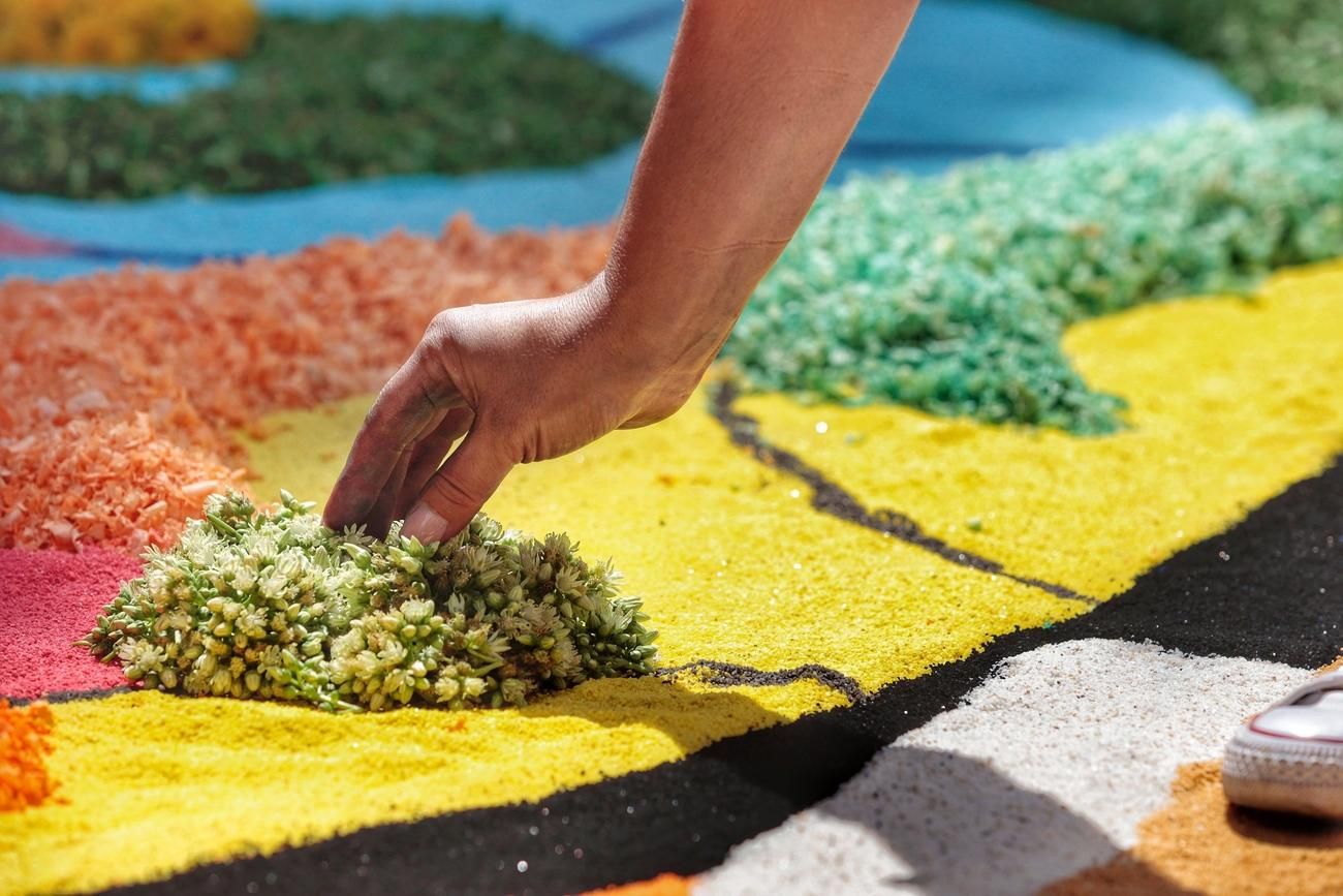 Alfombras del Corpus Christi en La Laguna