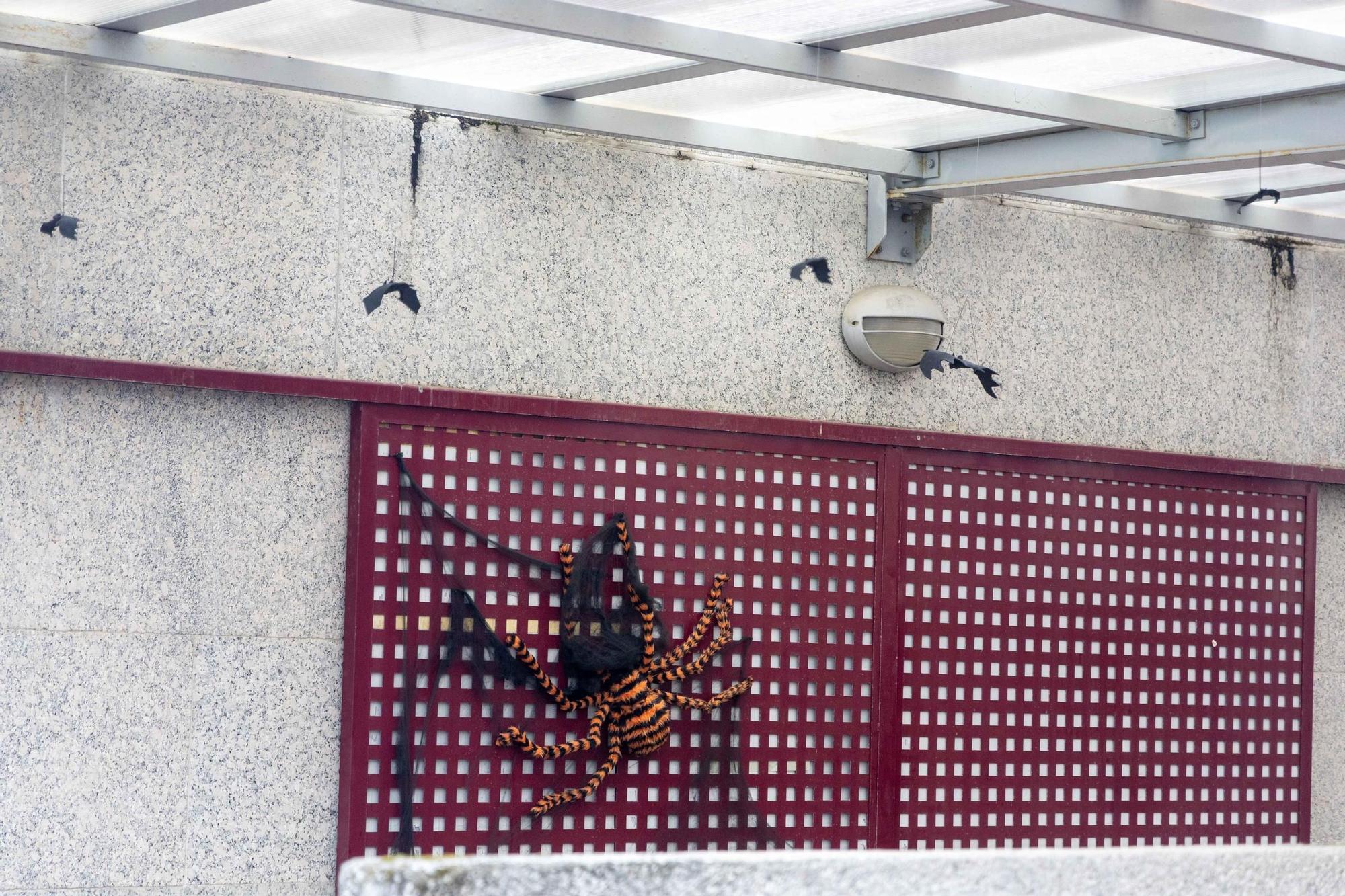 Decoración de Halloween en casas de Santiago