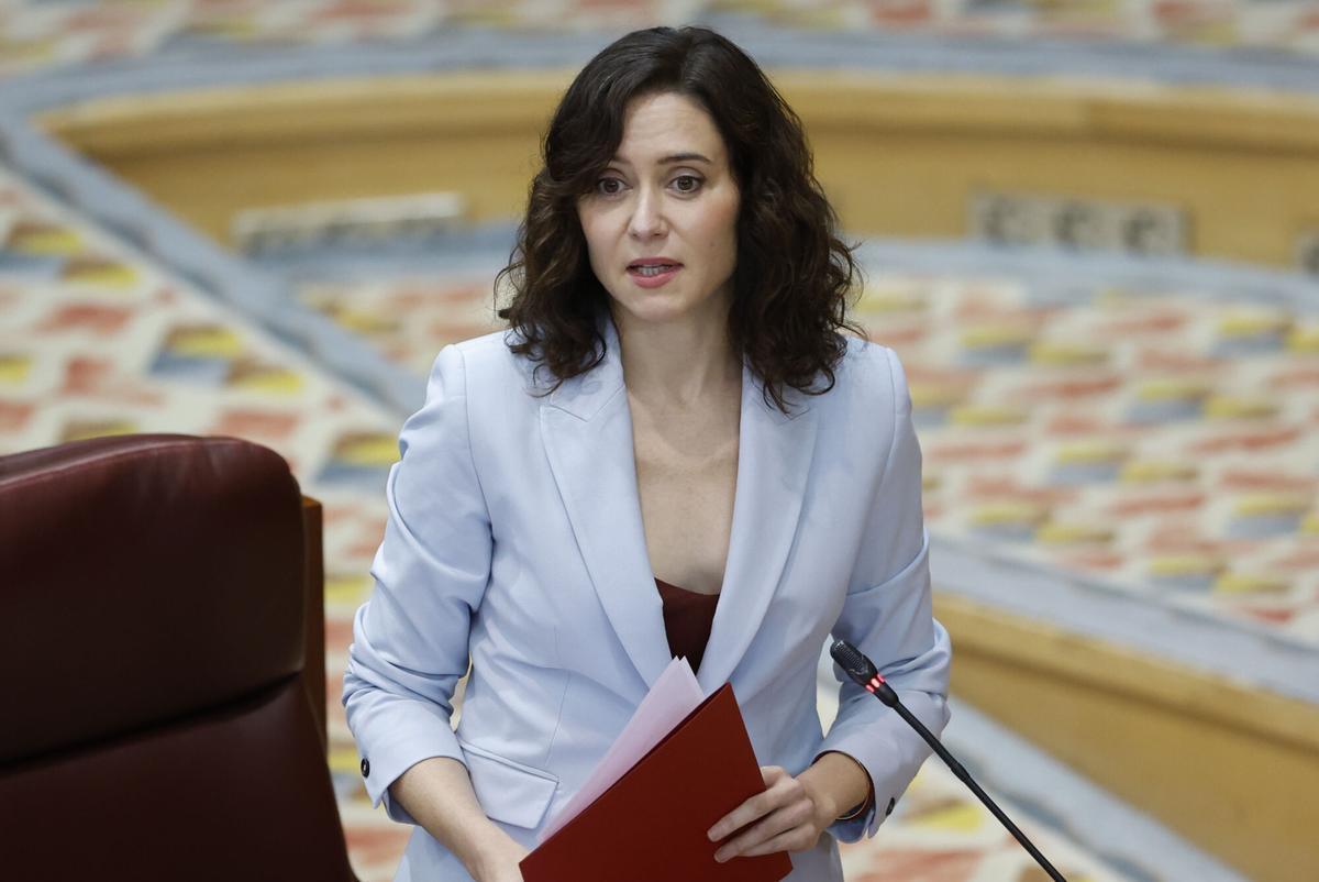 La presidenta de la Comunidad de Madrid, Isabel Diaz Ayuso.