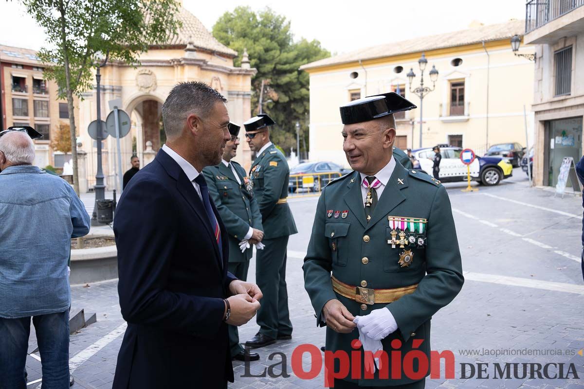 Celebración de la patrona de la Guardia Civil en Caravaca